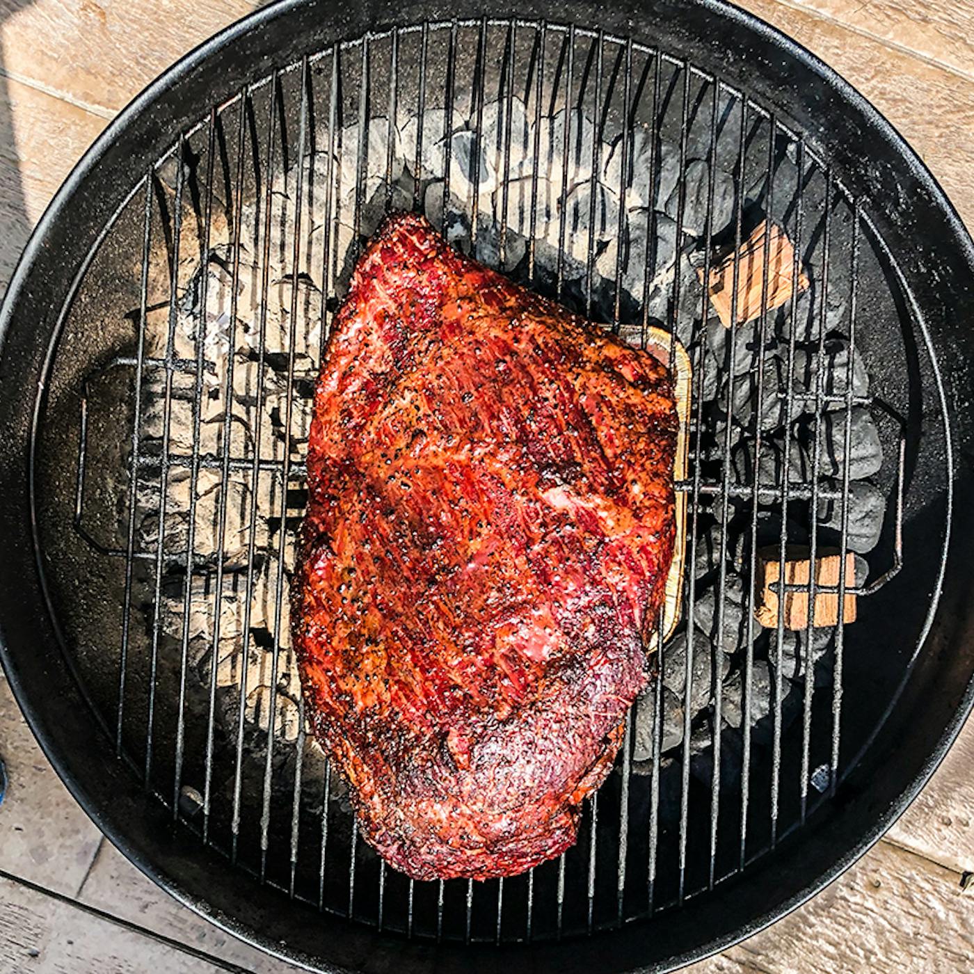 How To Smoke Brisket On A Weber Grill Texas Monthly