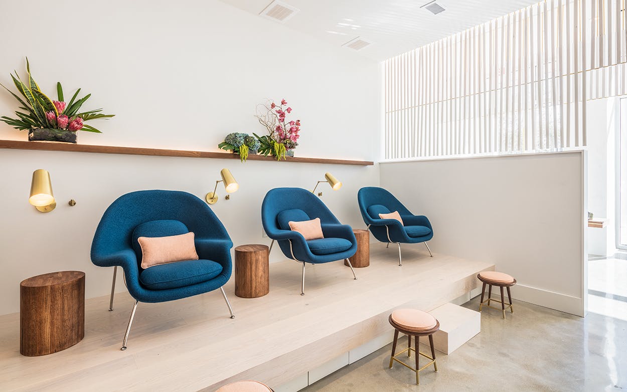 Paloma Nail Salon’s Post Oak location in Houston offers non-toxic manis and pedis, as well as affordable facials.