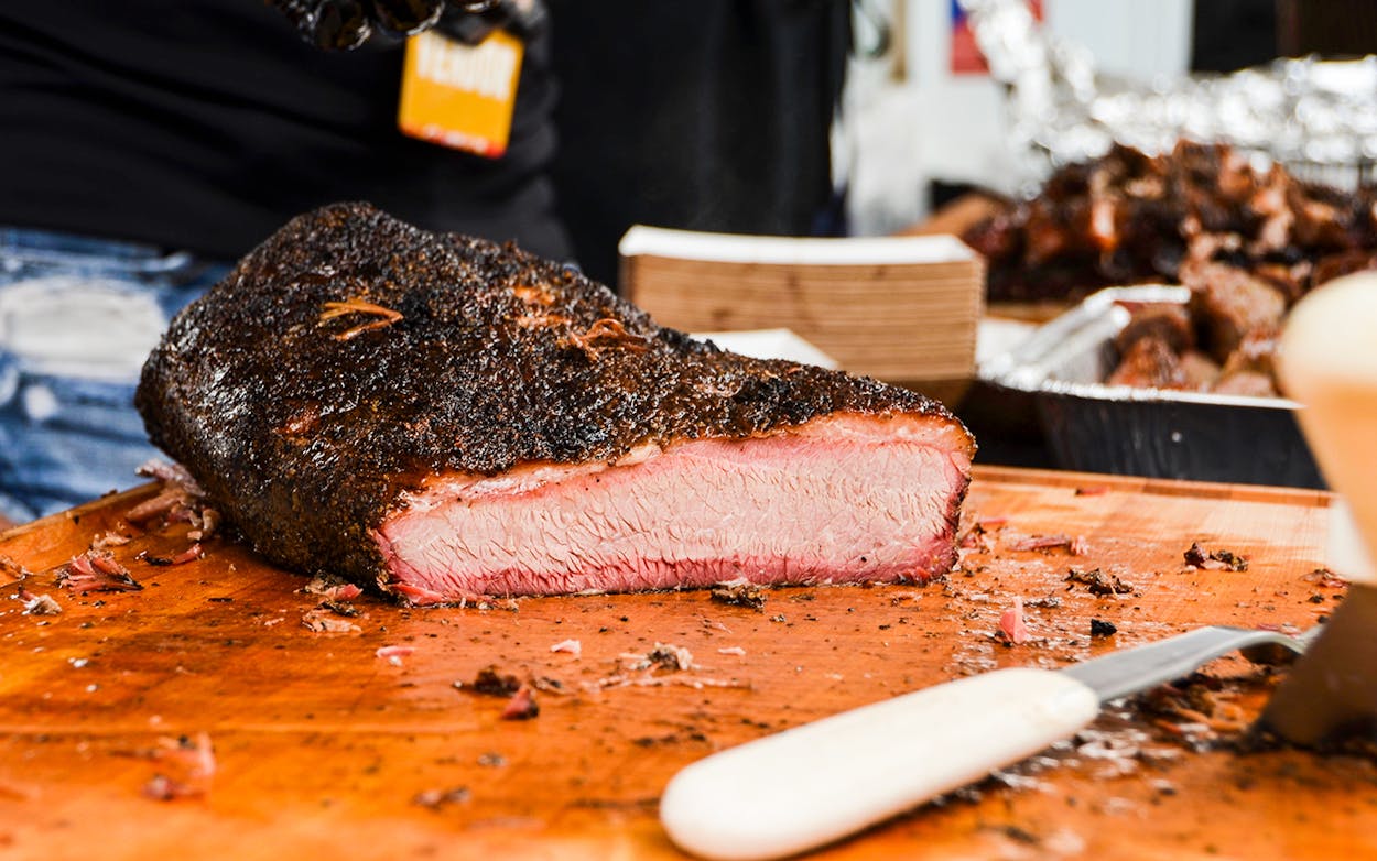 Brisket at the 2017 Texas Monthly BBQ Fest.