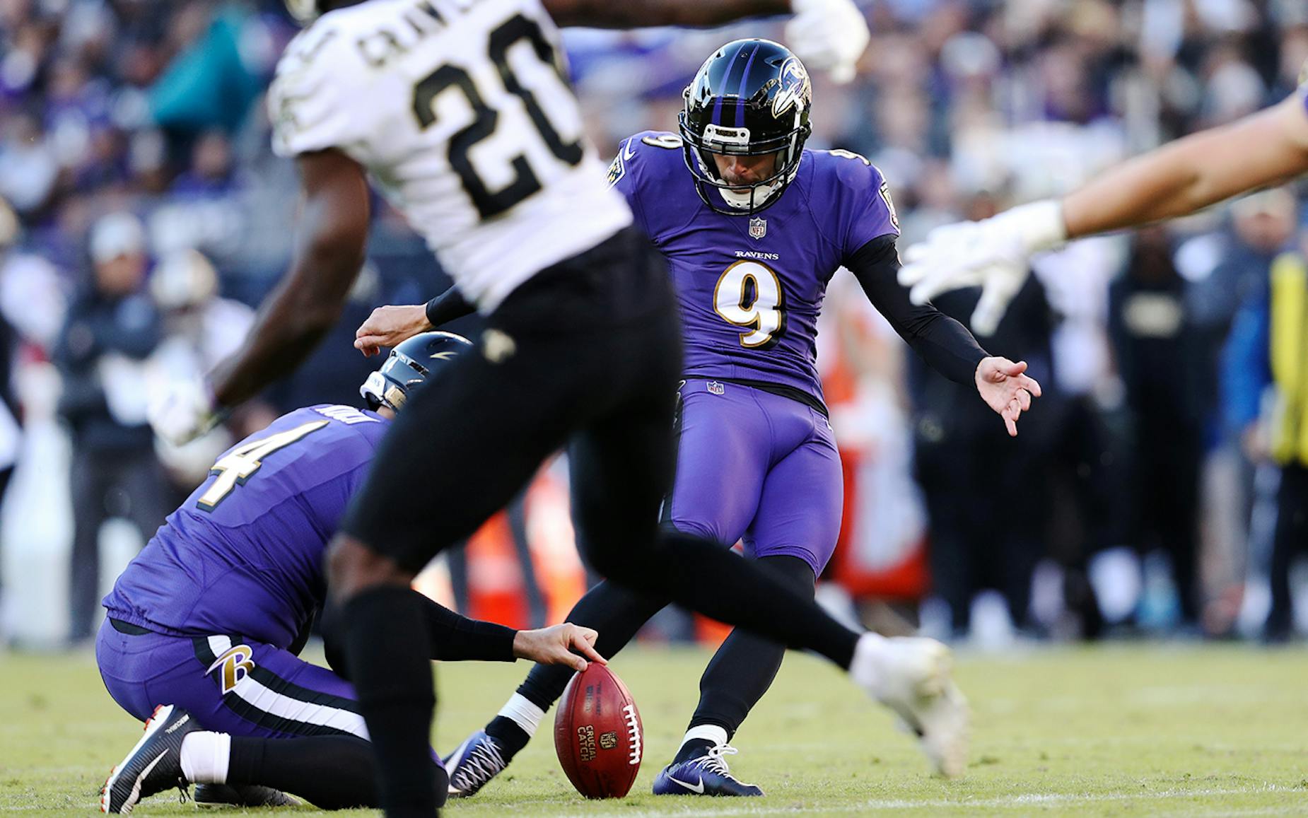 Former Longhorn Justin Tucker Missed His First-Ever Extra Point