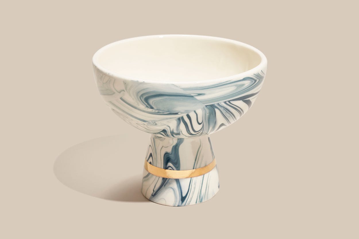 pedestal bowl