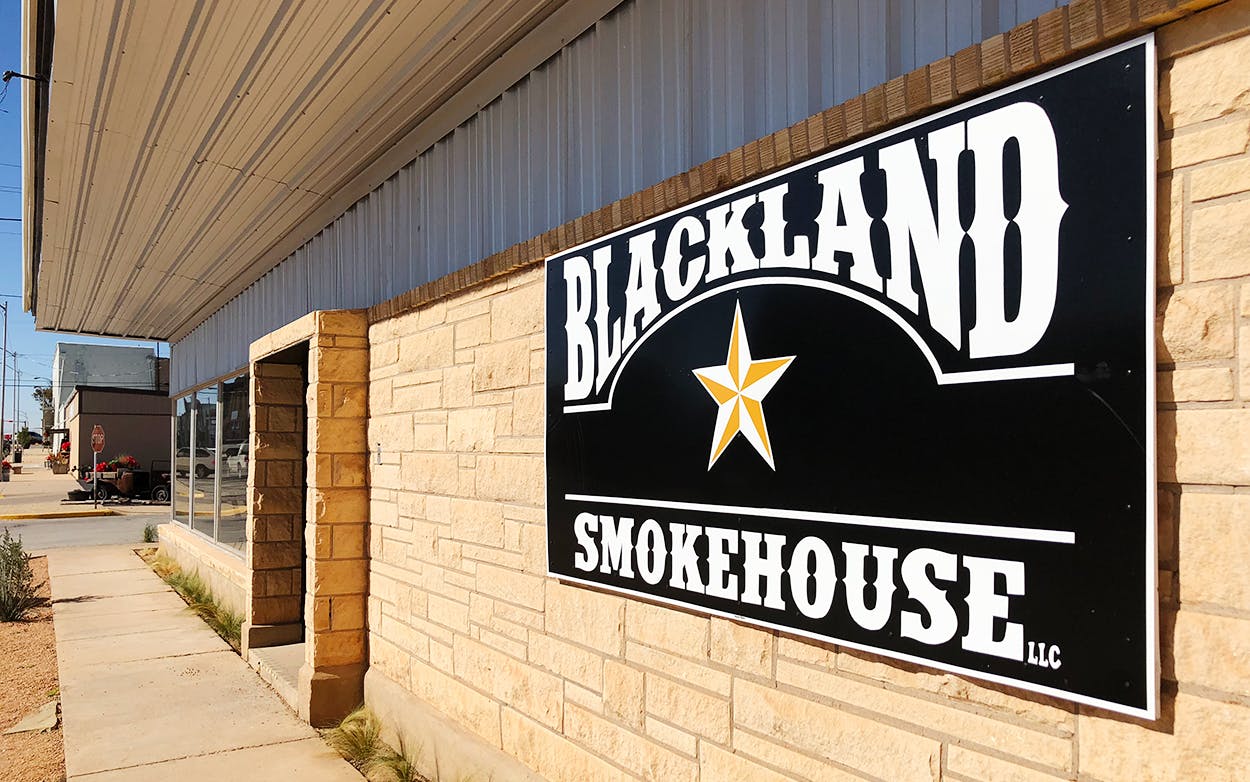 Blackland Smokehouse in Snyder, Texas.