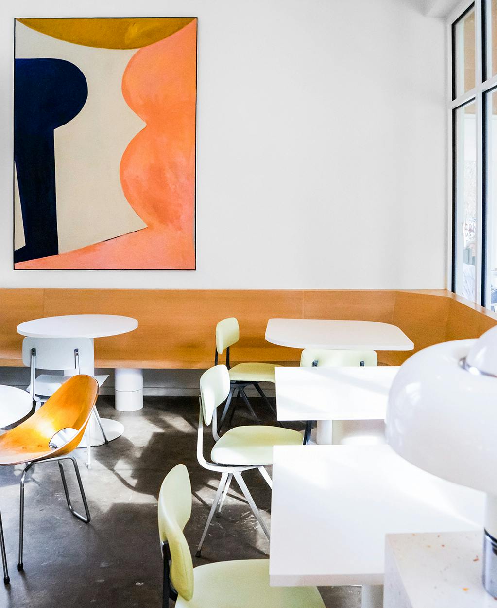 restaurant design interior of Vibrant in Houston