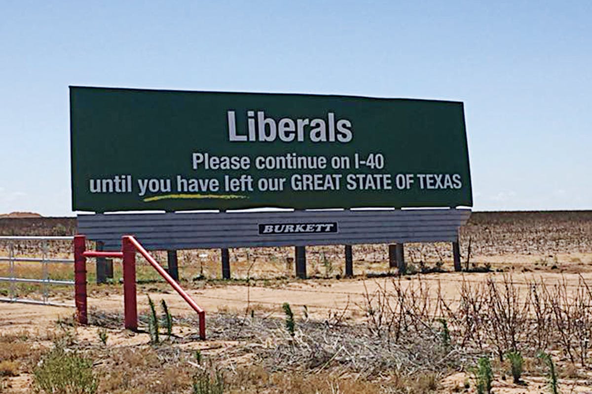 Liberals billboard