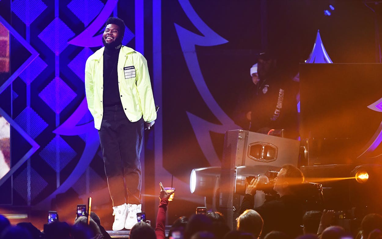 Khalid performs onstage at Madison Square Garden on December 7, 2018 in New York City.