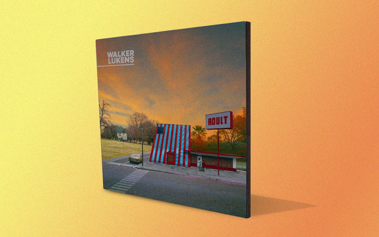 The album art for 'Adult,' a new album from Walker Lukens
