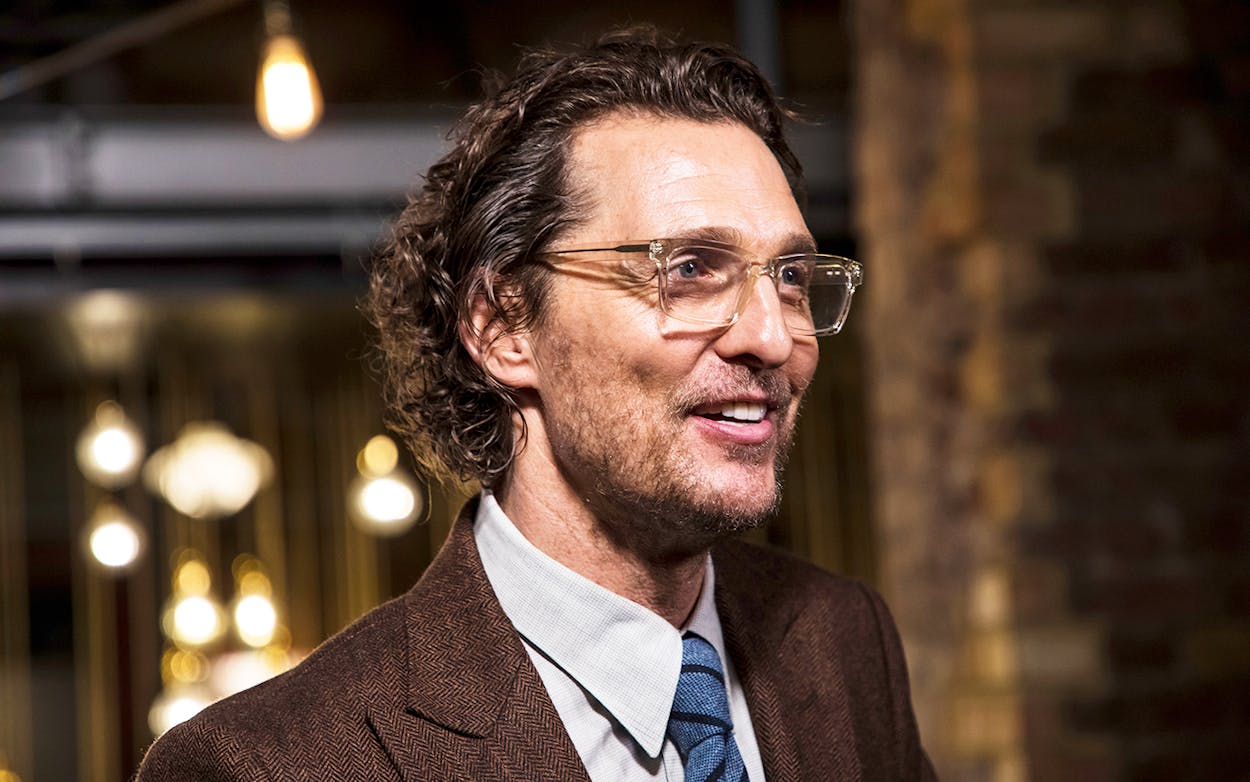 Matthew McConaughey at the premiere of 'White Boy Rick' in London on November 27, 2018.
