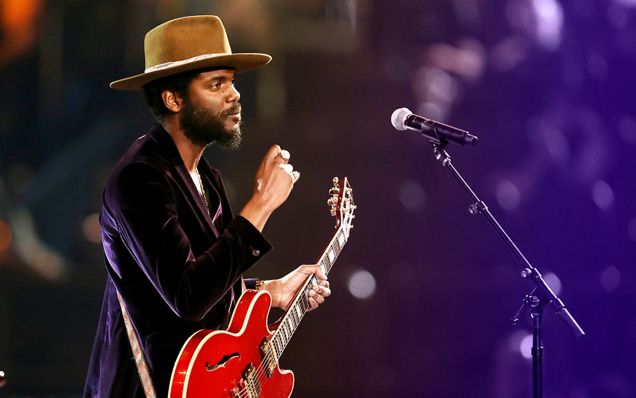 Gary Clark Jr. performs onstage at the 60th annual Grammy Awards at Madison Square Garden on January 28, 2018, in New York.