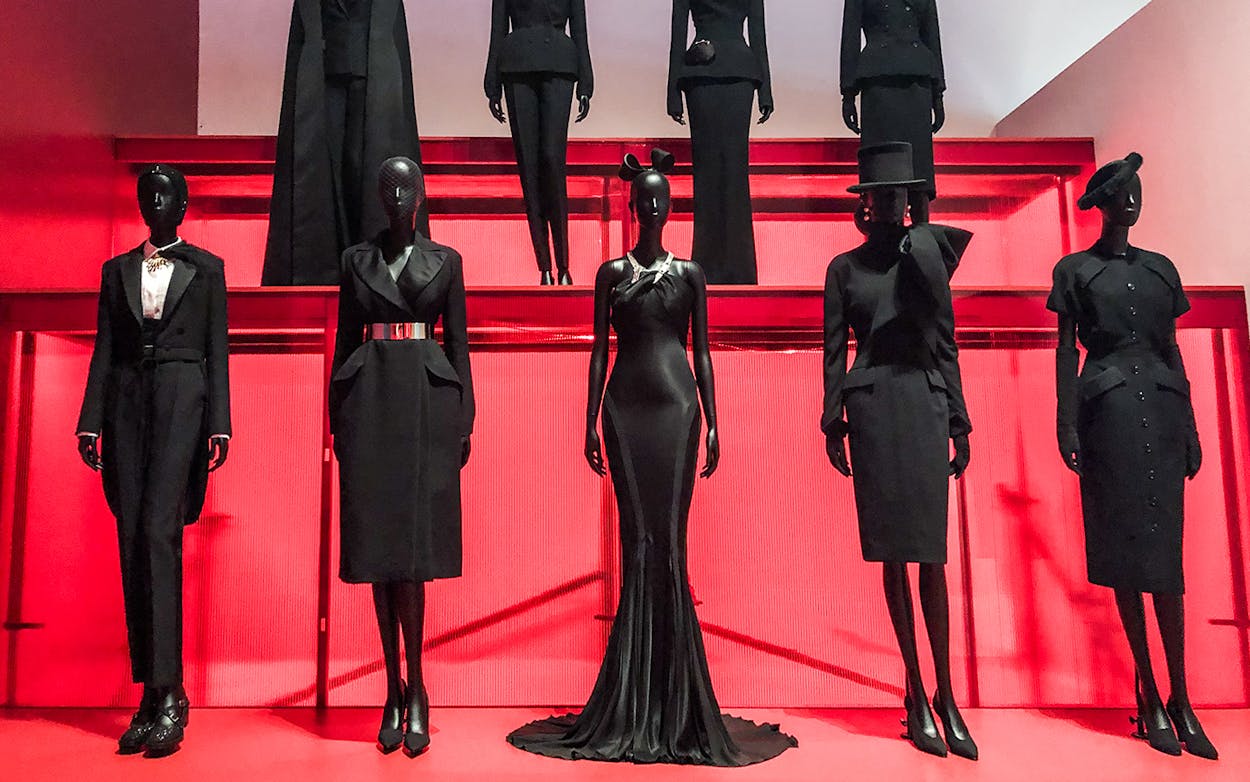 Part of the Dallas Museum of Art's exhibit Dior: From Paris to the World.