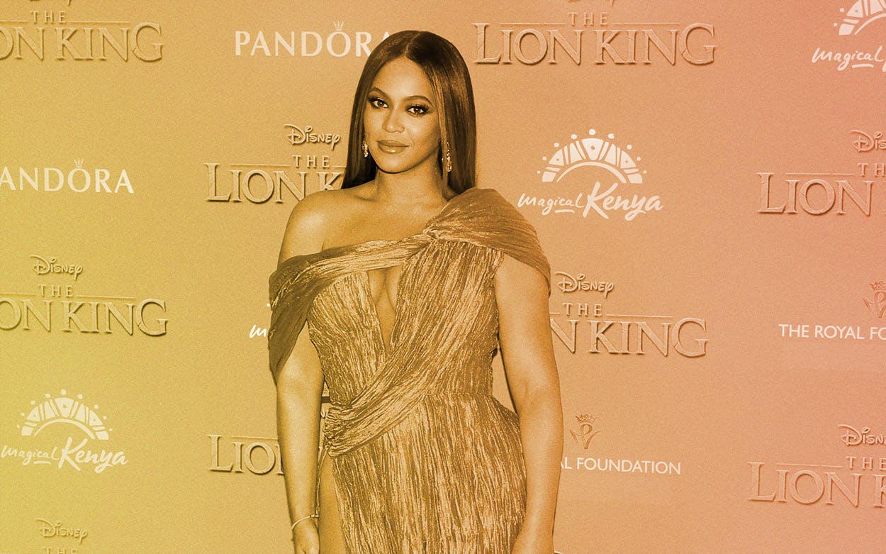 Beyonce at Lion King premiere