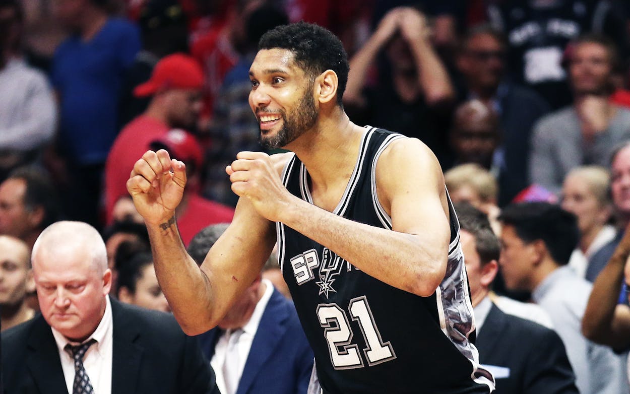 Spurs' Tim Duncan, a win away from fifth title, isn't talking end game -  Los Angeles Times