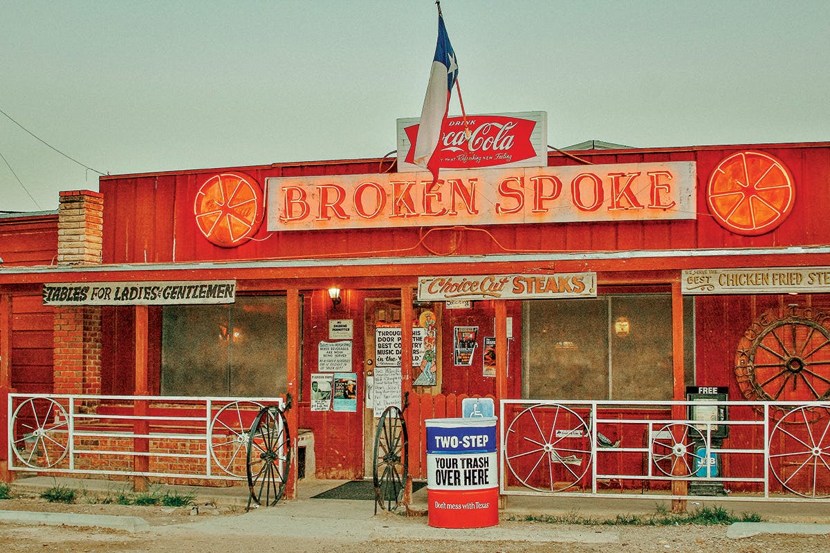Texas honky tonks Broken Spoke, in Austin.