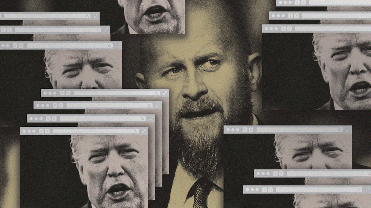 Brad Parscale and Donald Trump