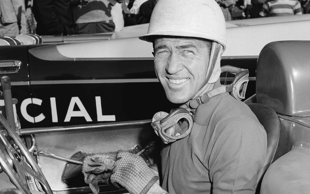 U. S. Driver, Carroll Shelby at the Havana Grand Prix time trial in Havana, Cuba on February 22, 1958.