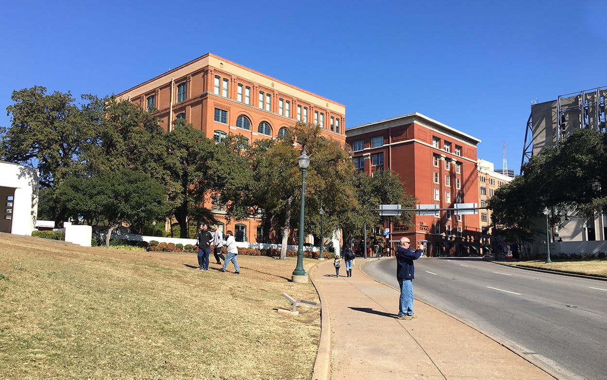 Dealey Plaza and the Sixth Floor museum in Dallas