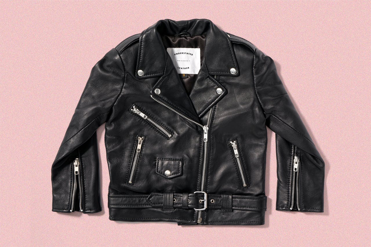 understated leather jacket