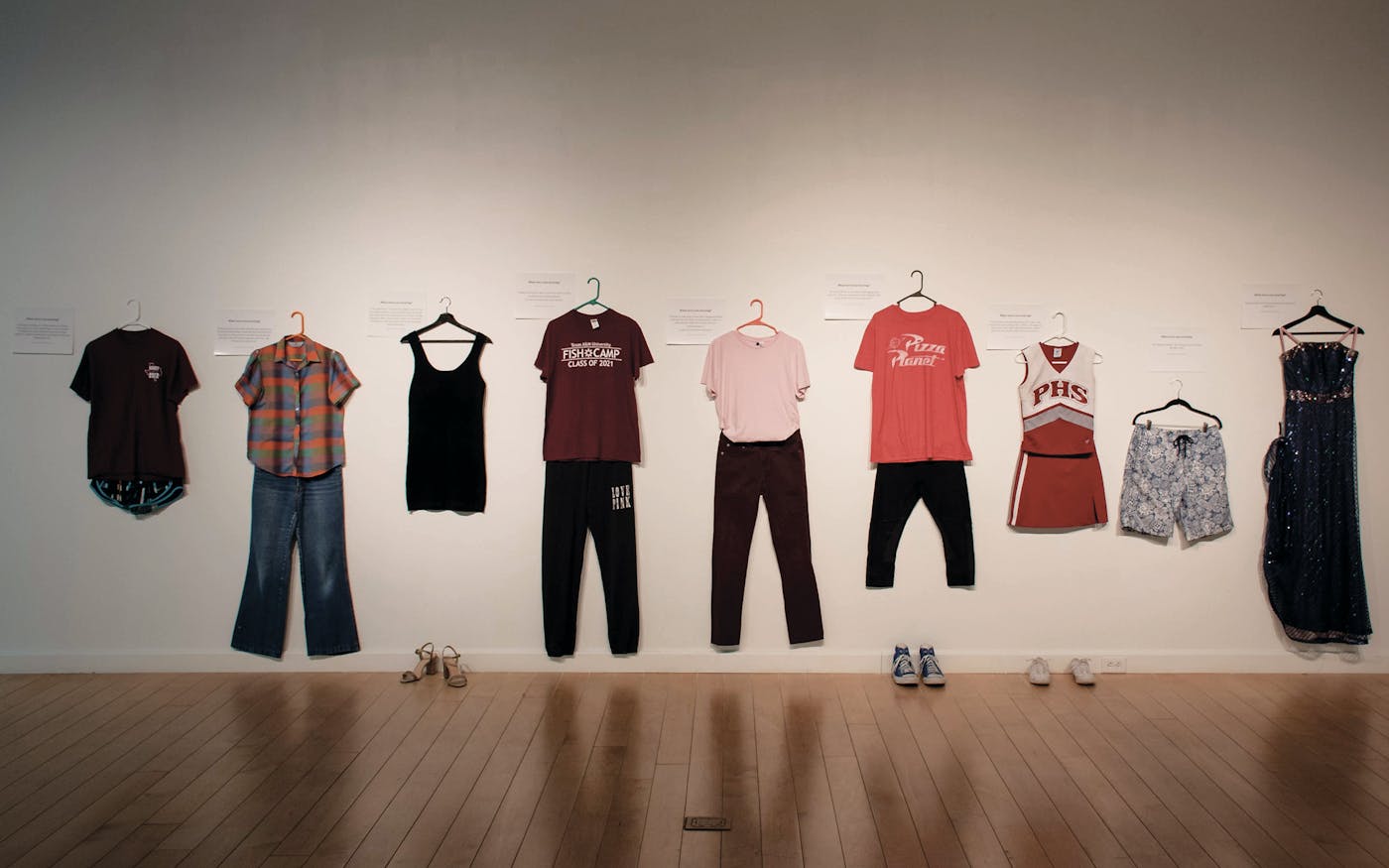What Were You Wearing?: A Roving Campus Art Exhibit Addresses  Misconceptions About Sexual Assault – Texas Monthly