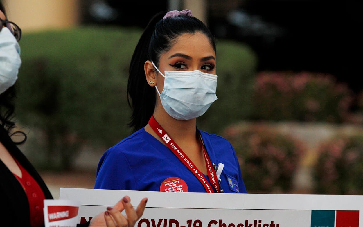 El Paso nurses mask shortage