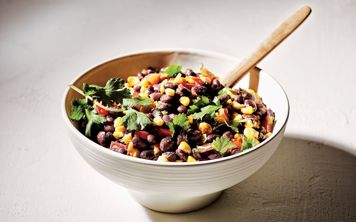 Black Bean and Roasted Corn Salad from Perini Ranch Steakhouse by Lisa and Tom Perini, with Cheryl Alters-Jamison.