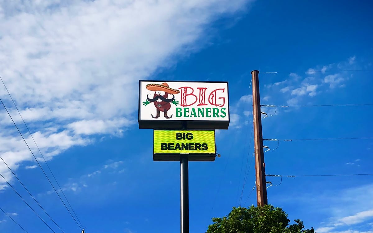 Mexican word of the day wife big ass In Amarillo A Mexican Restaurant Named Big Beaners Provokes Controversy Texas Monthly
