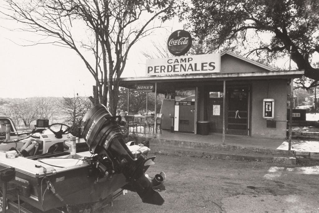 The Camp Pedernales clubhouse, which was seized by the IRS and put up for sale.