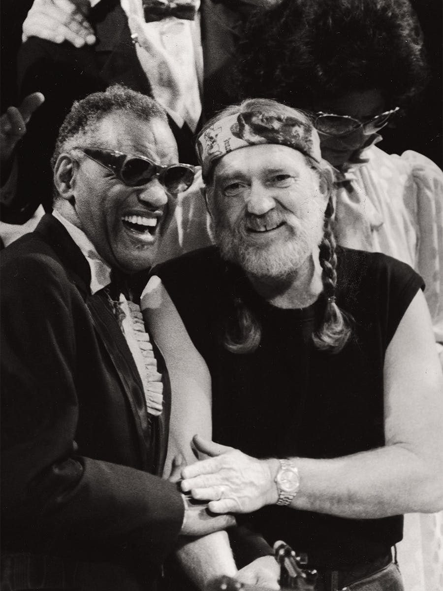 Ray Charles and Willie Nelson