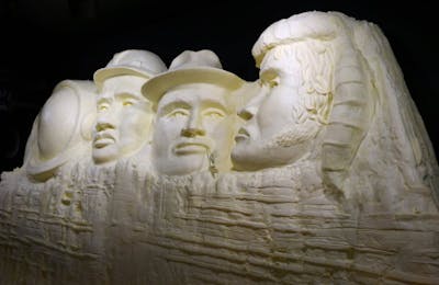 butter sculpture at the state fair of texas