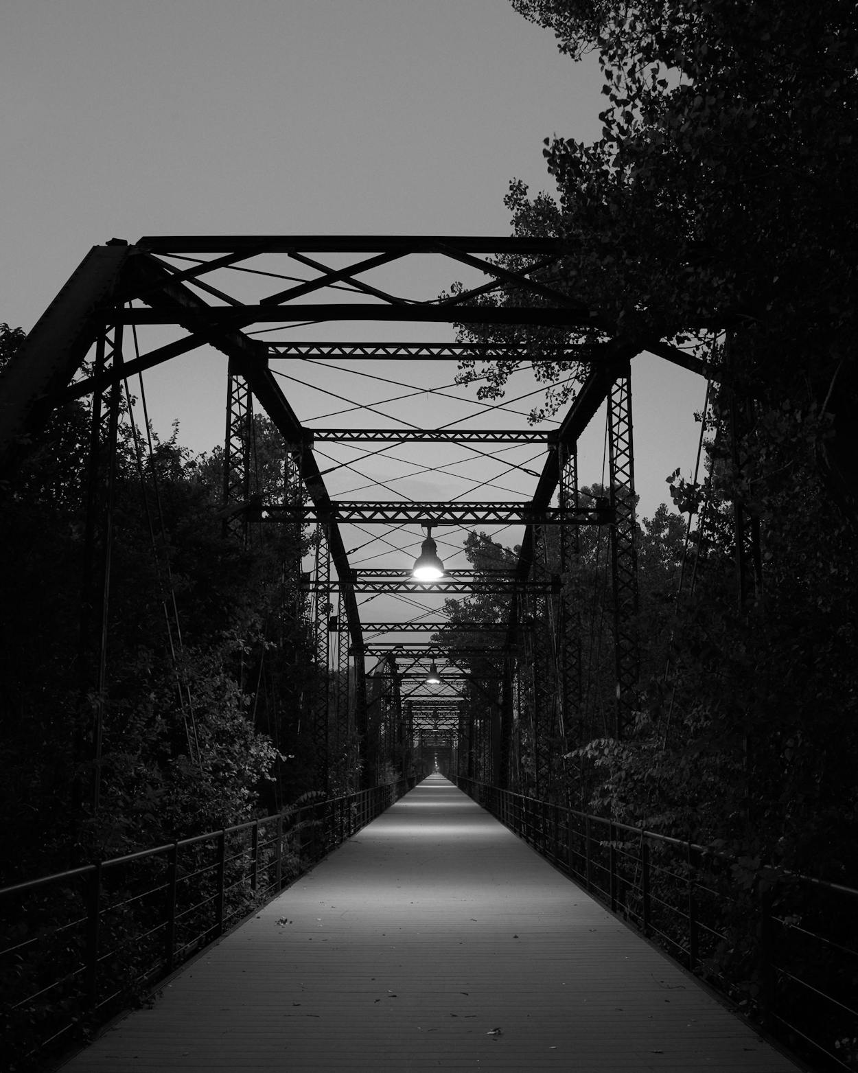 The Walking Bridge, just outside of Canadian and one of the places where Tom was last seen.