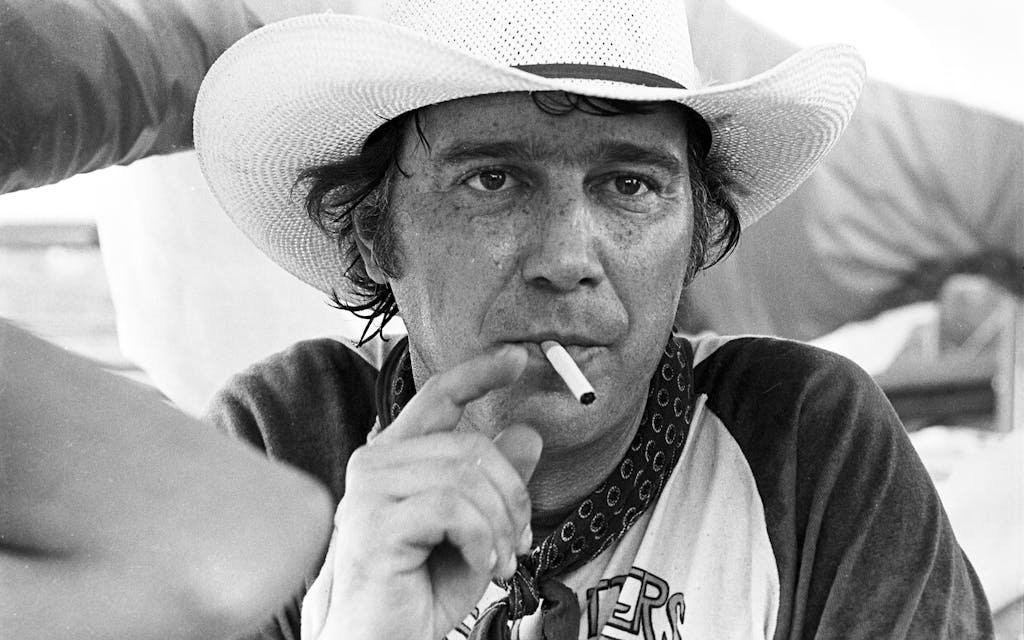 Jerry Jeff Walker at Willie’s Fourth of July picnic in Gonzales, 1976.