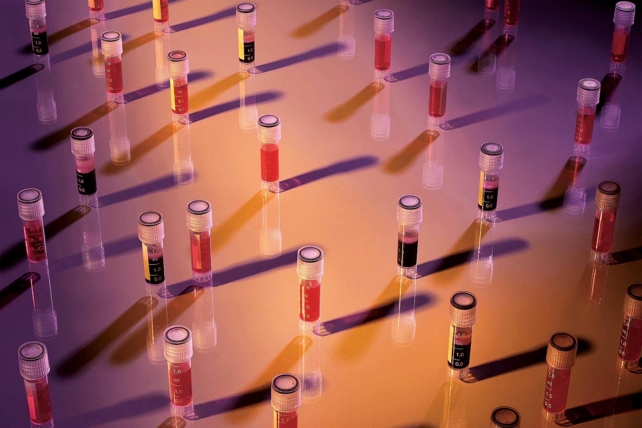A conceptual photograph depicting stem cell treatments.