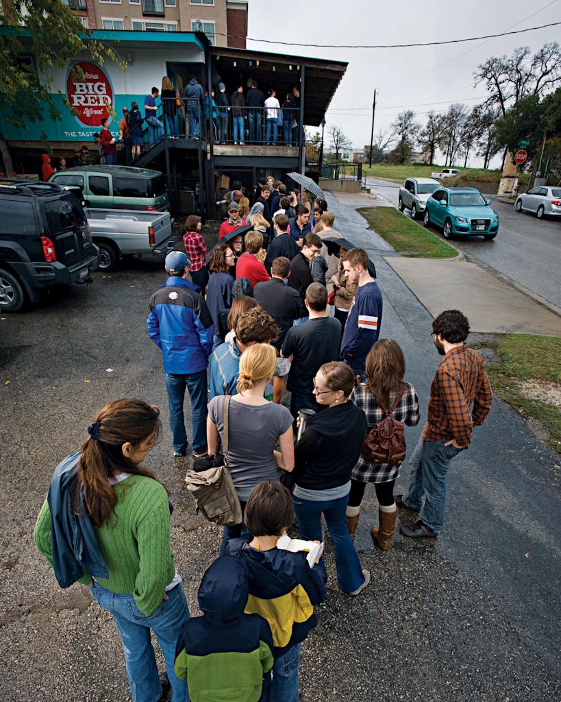 The line at Franklin's.