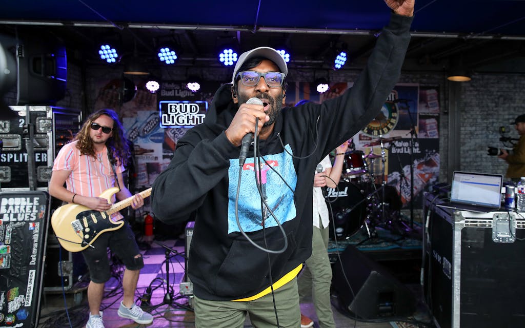 Abhi the Nomad performing at SXSW Dive Bar Sessions on March 15, 2019.