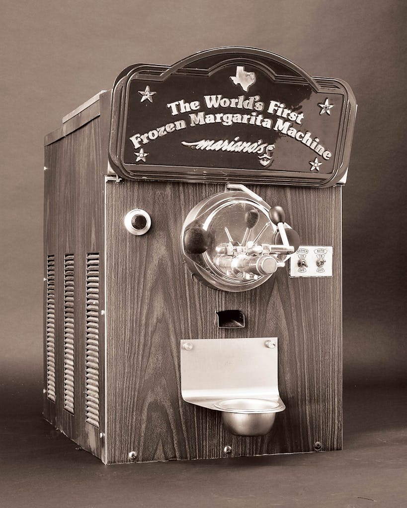 Martinez’s original margarita machine, which has resided at the Smithsonian, in Washington, D.C., since 2003.
