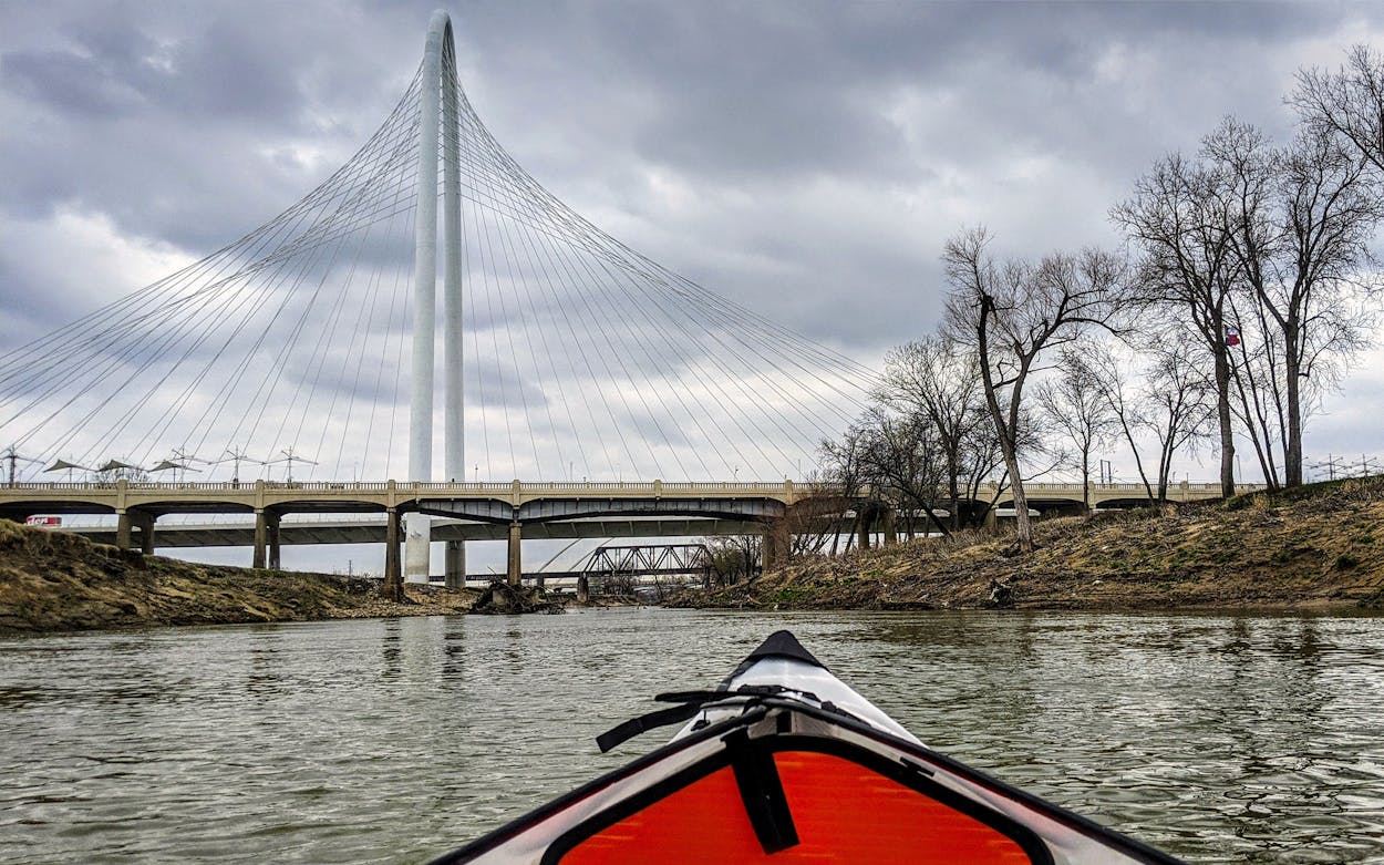 Kayaking the Trinity in Dallas