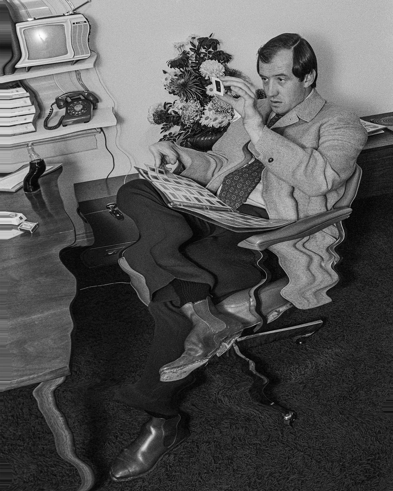 Hickey in his office on November 13, 1969.