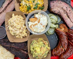 T&D Barbecue Fort Worth Tray