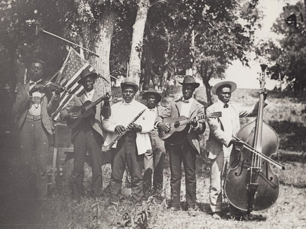 A band at a celebration for what was then called Emancipation Day, on June 19, 1900, in Austin.