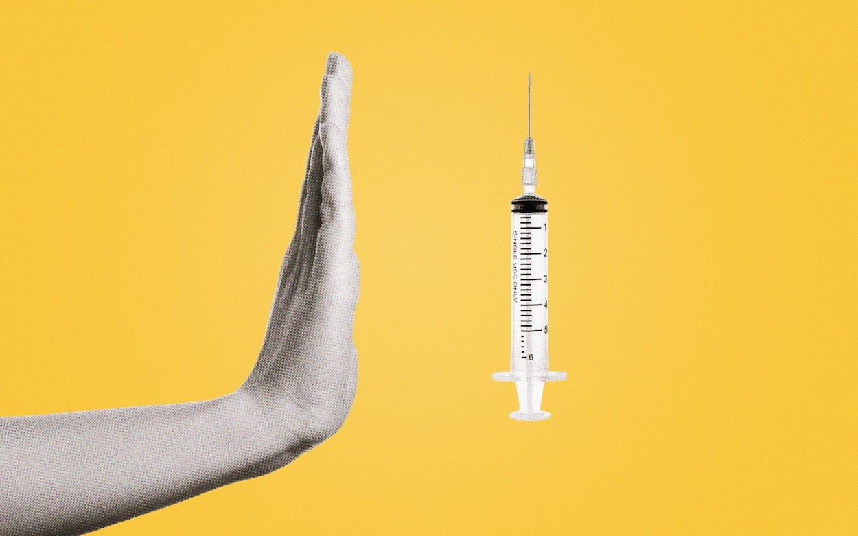 Nurse in Houston refuses COVID vaccine