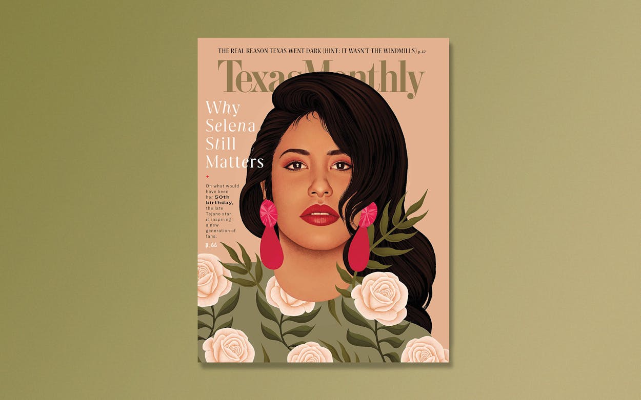 The Selena cover, April 2021.