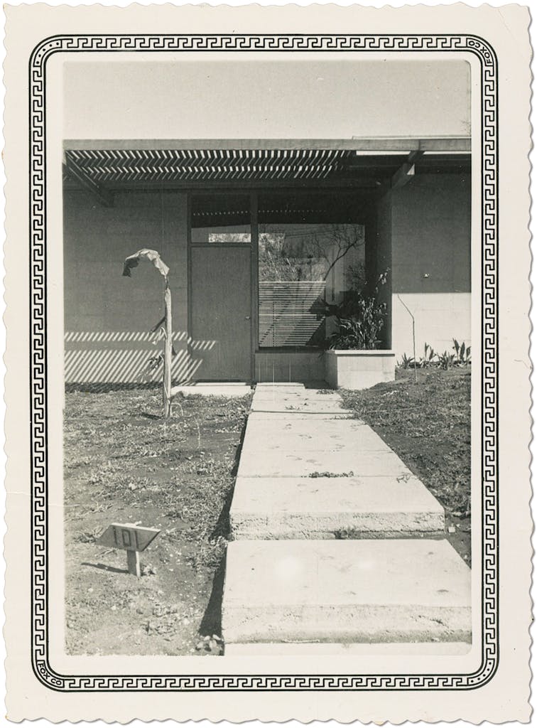 Swartz’s childhood home, in 1955.
