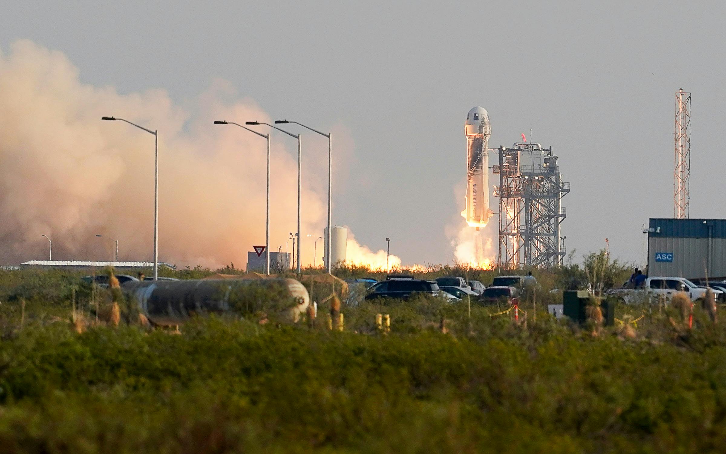 Blue Origin Location Map What It Was Like Watching Blue Origin’s Launch From Highway 54 in Van ...