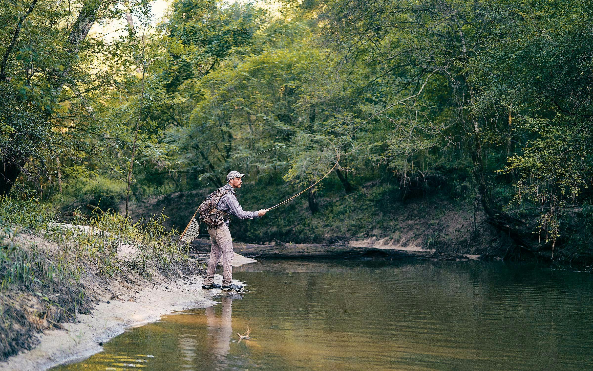For Crowd-Free Fly-fishing, Go East . . . to East Texas, That Is