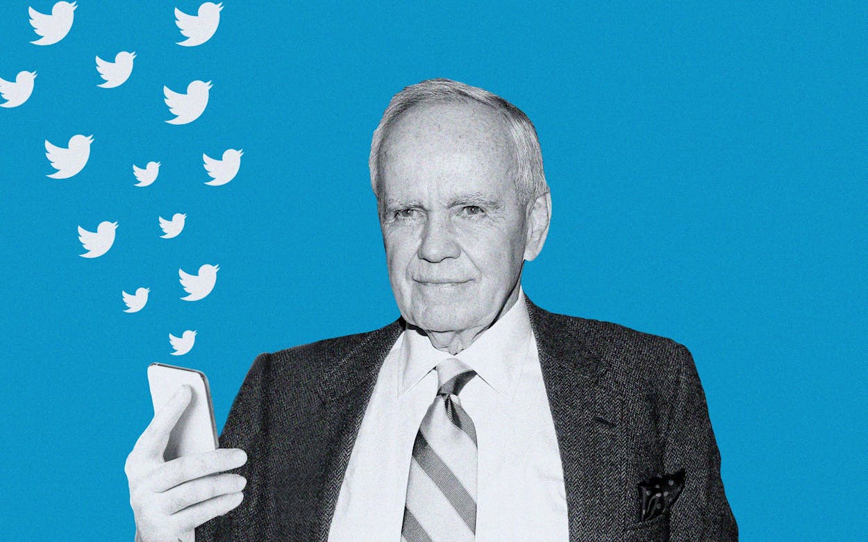 No Tweets for Old Men: Yet Another Cormac McCarthy Twitter Hoax Is Upon Us  – Texas Monthly