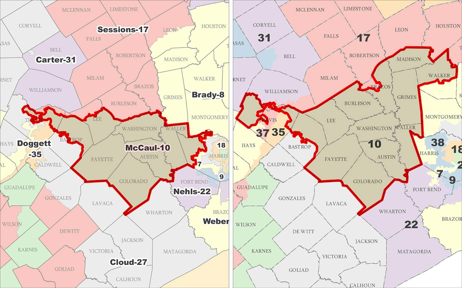 Tx. 9 Explaining the Most Bizarrely Shaped Districts in Texas’s Proposed ...