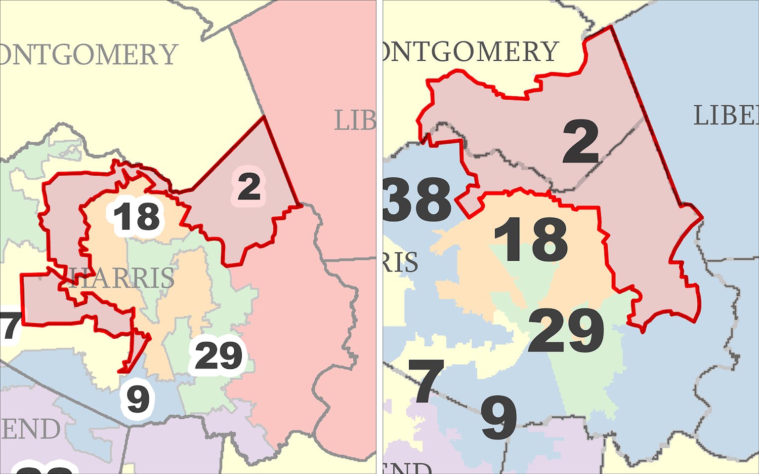 Explaining The Most Bizarrely Shaped Districts In Texass Proposed Congressional Map Texas Monthly 0787