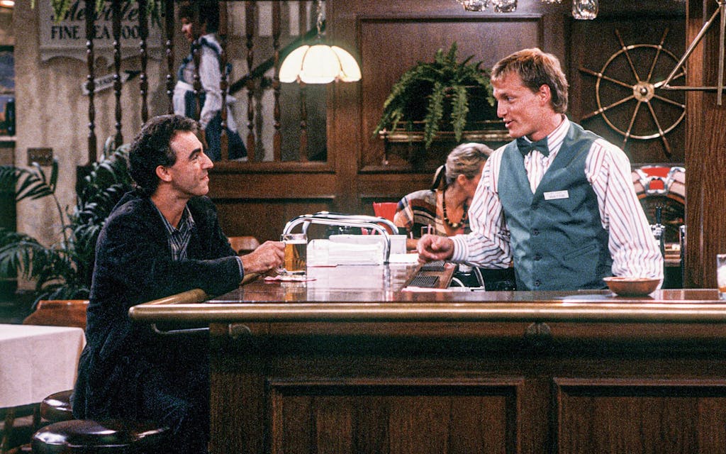Woody Harrelson played bartender Woody Boyd in the television show Cheers from 1985 to 1993.
