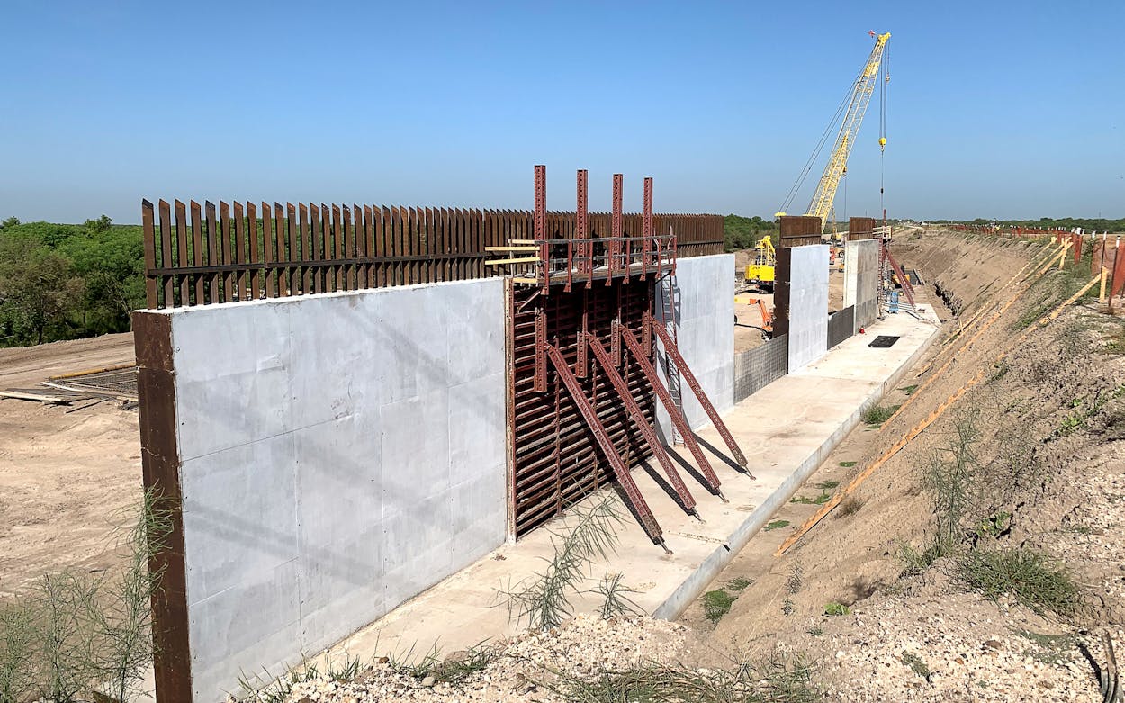 Border Wall Levee Construction Mission