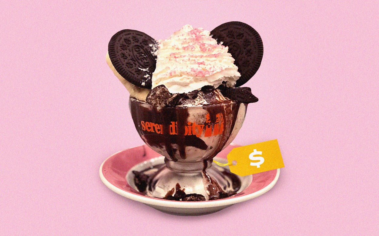 Selena Gomez's $30 ice cream sundae at Serendipity