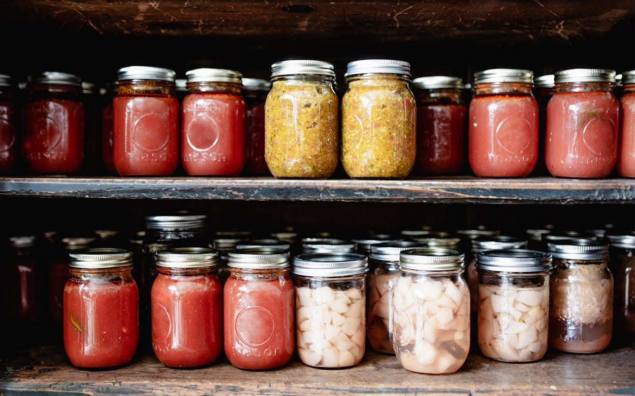 Canned food preserves
