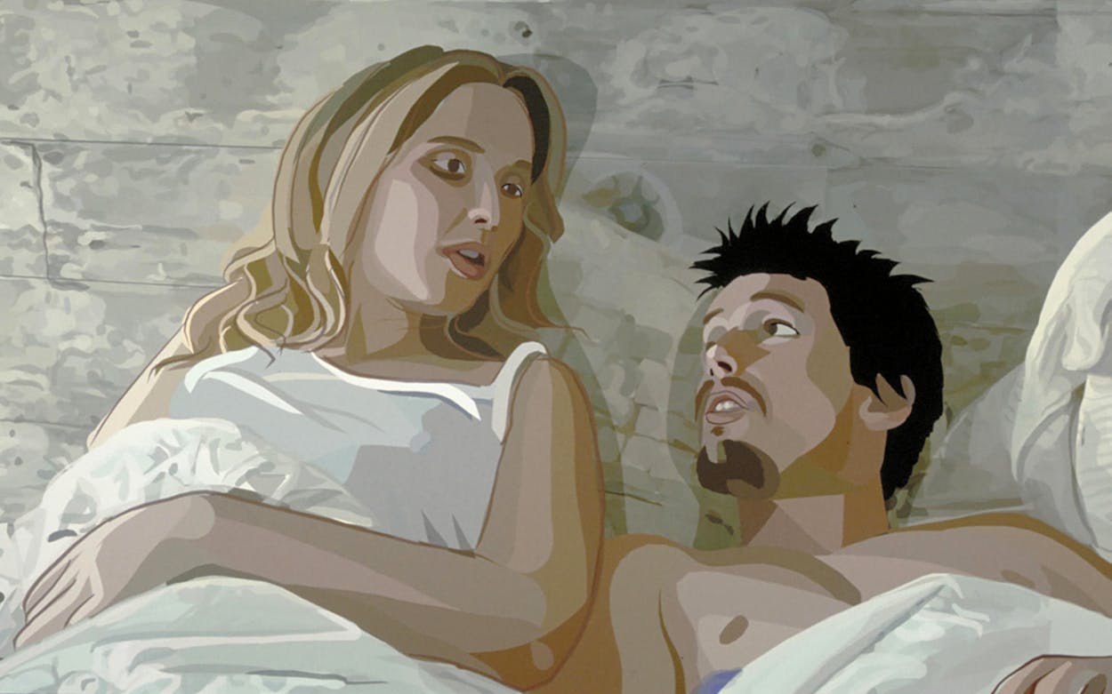 A scene from Waking Life.